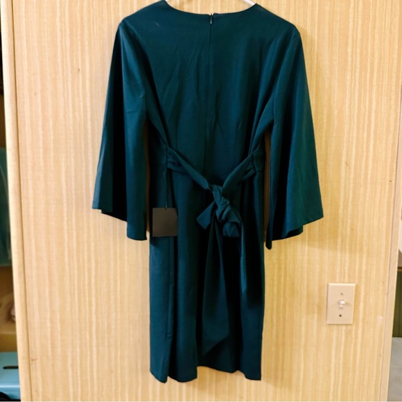 NWT New Lulus Glimpse of Glamour Forest Green Bell Sleeve Bodycon Dress XL - Picture 7 of 8